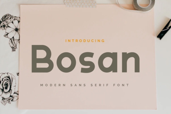 Bosan Font - Featured Image