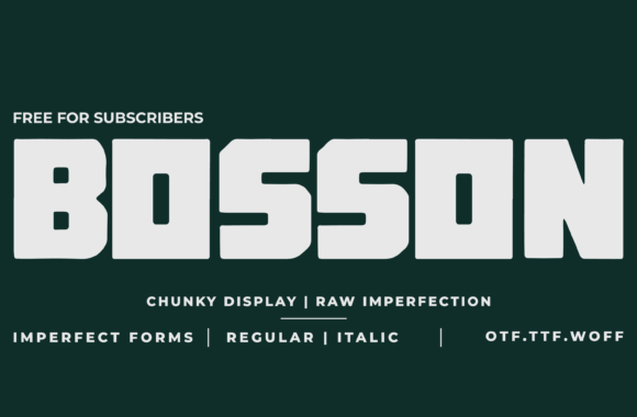 Bosson Font Download for Desktop