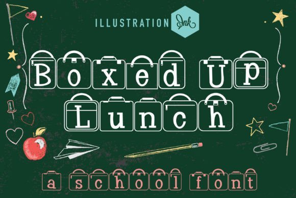 Boxed Up Lunch Font - Featured Image