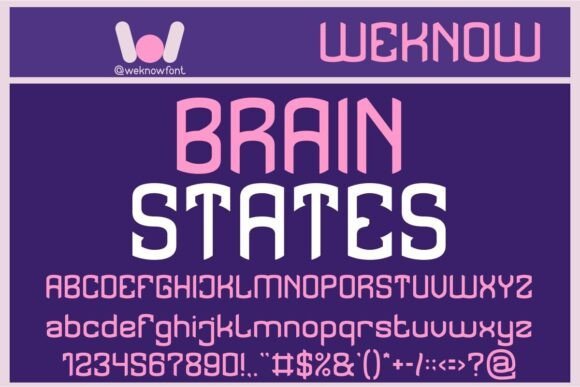 Brain States Font Download for Desktop