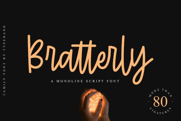 Bratterly Font Download for Desktop
