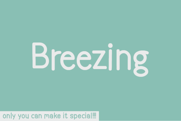 Breezing Font Download for Desktop
