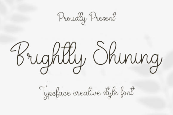 Brightly Shining Font - Featured Image