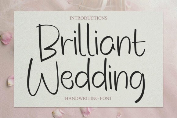 Brilliant Wedding Font Download for Desktop