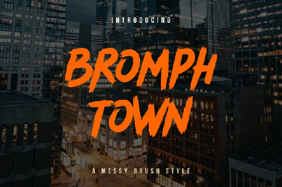 Bromph Town Font - Featured Image