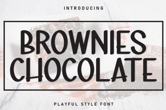 Brownies Chocolate Font Download for Desktop