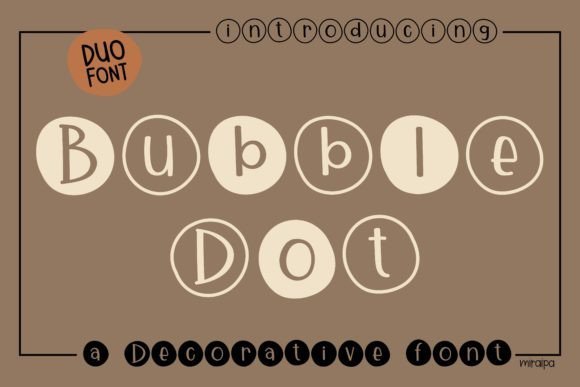 Bubble Dot Font Download for Desktop