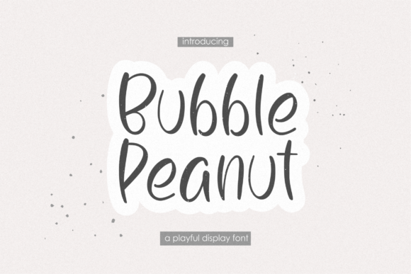 Bubble Peanut Font Download for Desktop