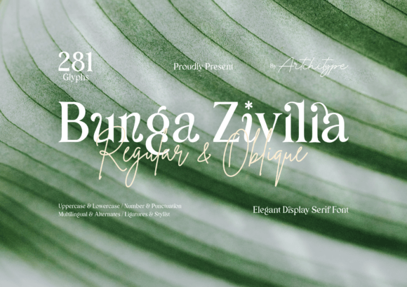 Bunga Zivilia Font Download for Desktop