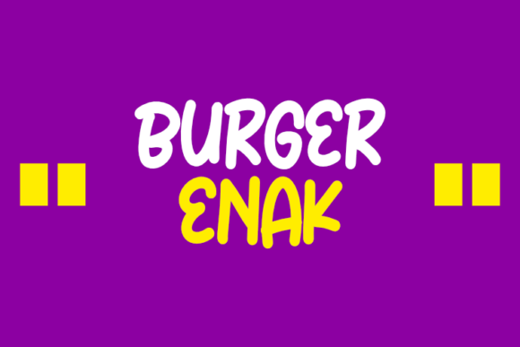Burger Enak Font Download for Desktop