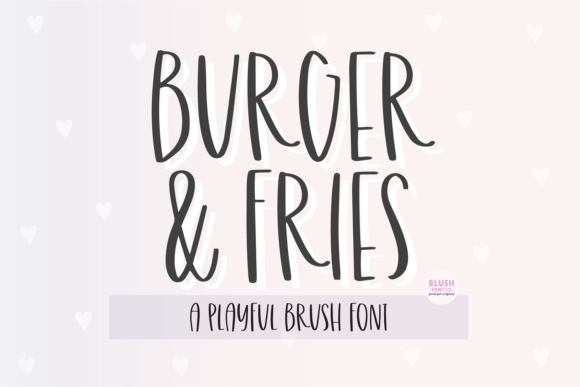 Burger and Fries Font Download for Desktop