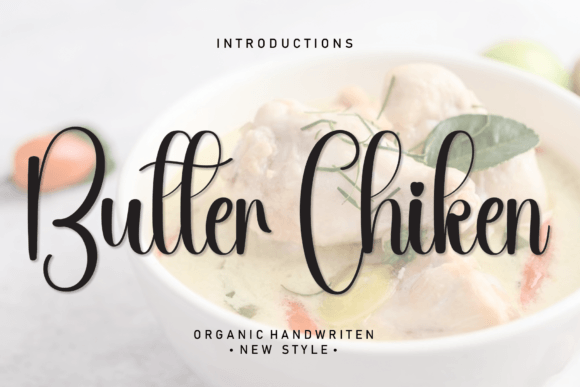 Butter Chiken Font Download for Desktop