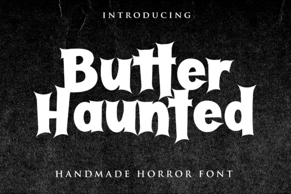 Butter Haunted Font Download for Desktop
