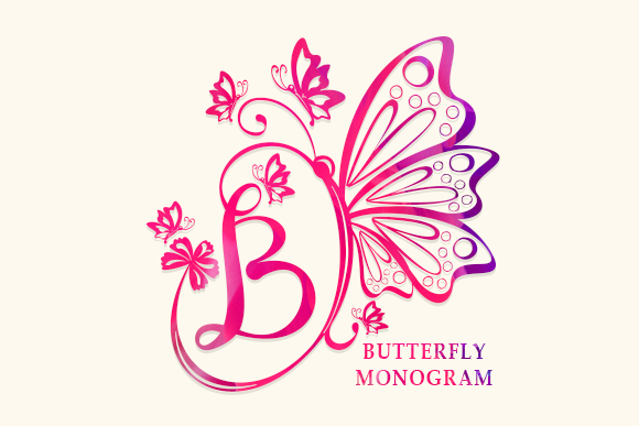 Butterfly Monogram Font Download for Desktop