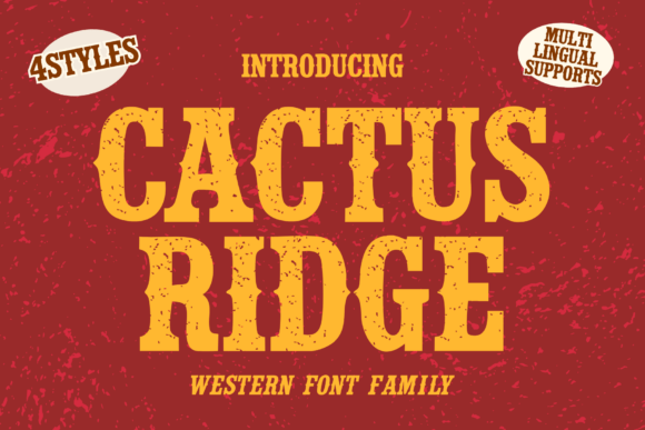 Cactus Ridge Font Download for Desktop