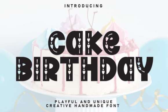 Cake Birthday Font Download for Desktop