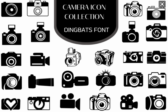 Camera Icon Collection Font Download for Desktop