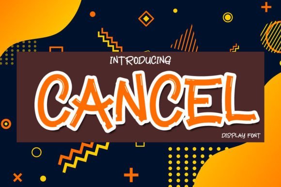 Cancel Font - Featured Image