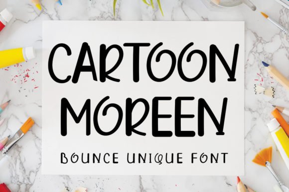 Cartoon Moreen Font - Featured Image