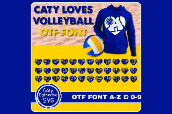 Caty Loves Volleyball Font Download for Desktop
