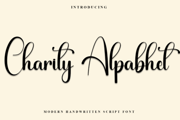 Charity Alpabhet Font - Featured Image