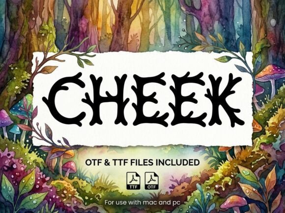 Cheek Font Download for Desktop