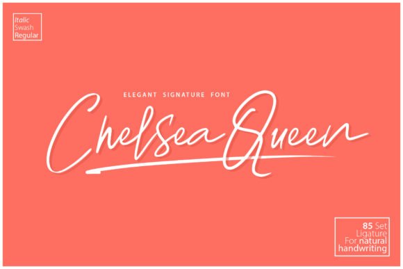 Chelsea Queen Font - Featured Image