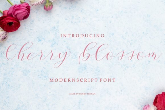 Cherry Blossom Script Font Download for Desktop