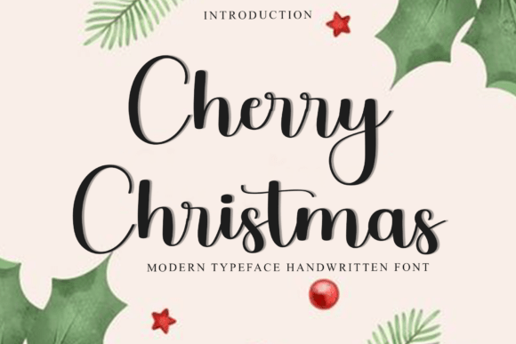 Cherry Christmas Font - Featured Image