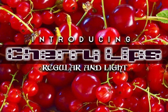 Cherry Lips Font Download for Desktop