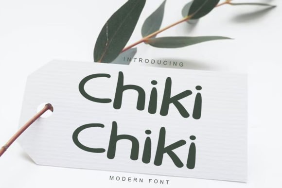 Chiki Chiki Font - Featured Image