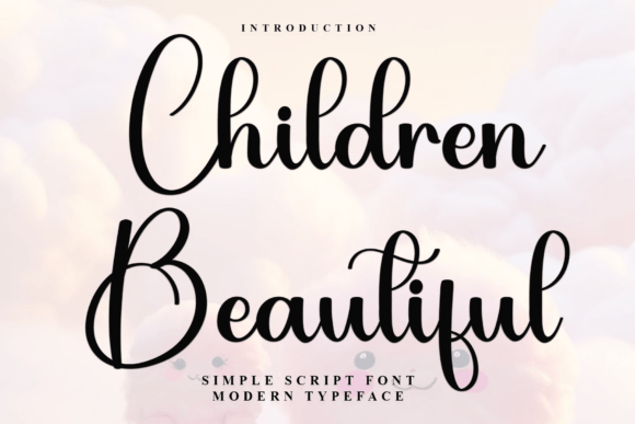 Children Beautiful Font - Featured Image