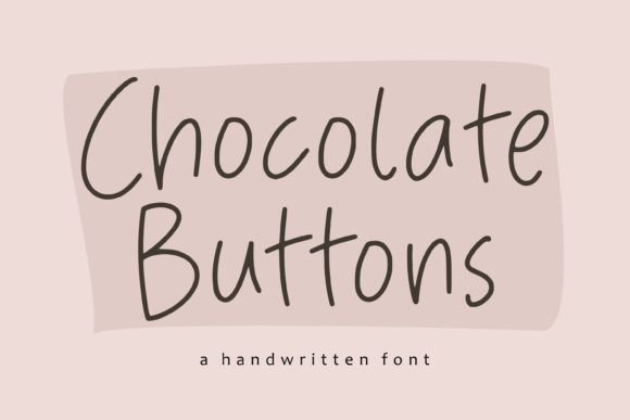Chocolate Buttons Font - Featured Image