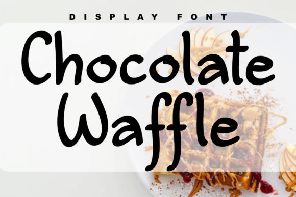 Chocolate Waffle Font - Featured Image