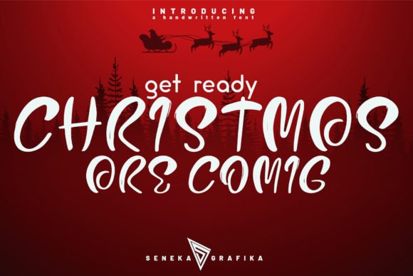 Christmas Are Coming Font - Featured Image