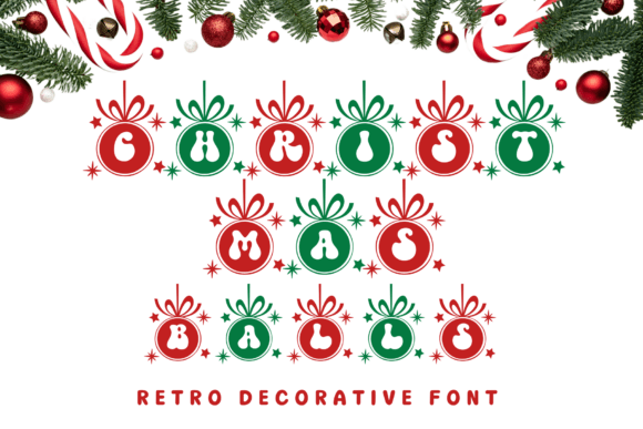Christmas Balls Retro Font Download for Desktop