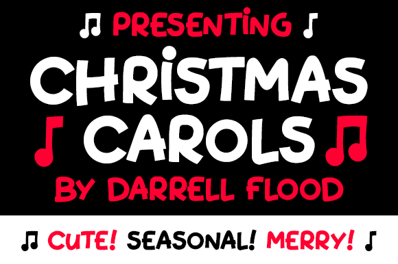 Christmas Carols Font - Featured Image