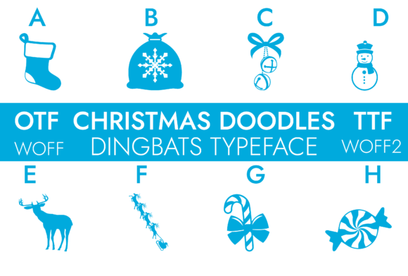 Christmas Doodle Font - Featured Image