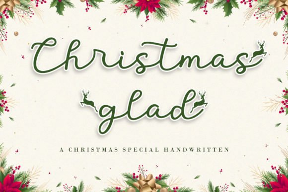 Christmas Glad Font - Featured Image