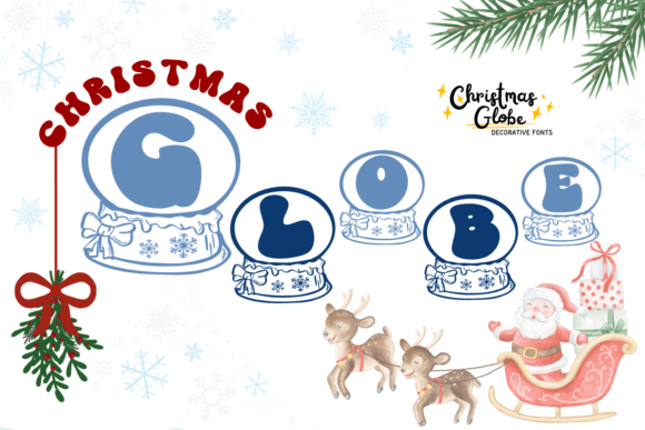 Christmas Globe Font - Featured Image