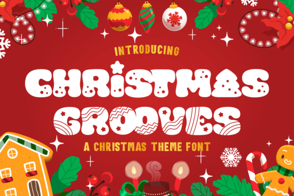 Christmas Grooves Font - Featured Image