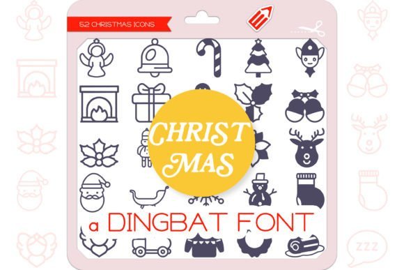 Christmas Icons Font - Featured Image