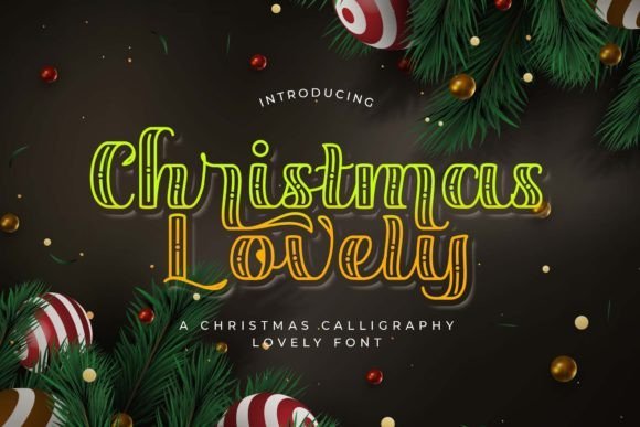 Christmas Lovely Font - Featured Image
