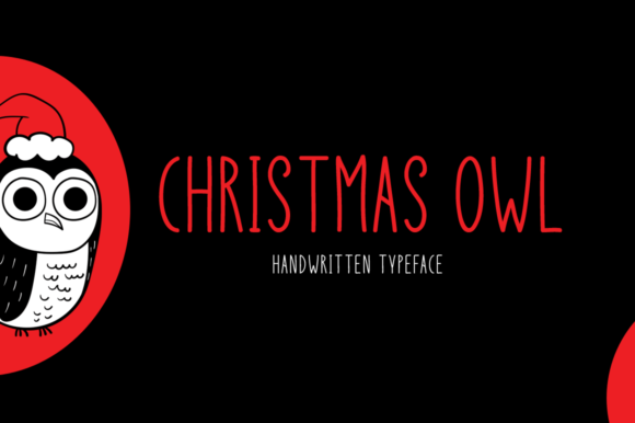 Christmas Owl Font - Featured Image