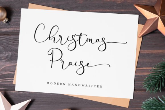 Christmas Praise Font - Featured Image