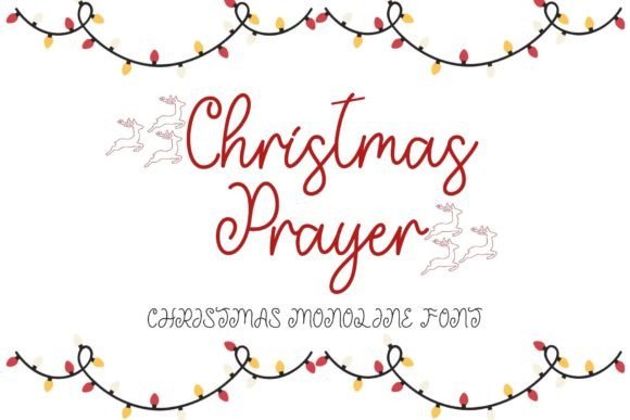 Christmas Prayer Font Download for Desktop