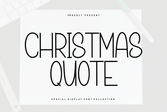 Christmas Quote Font Download for Desktop