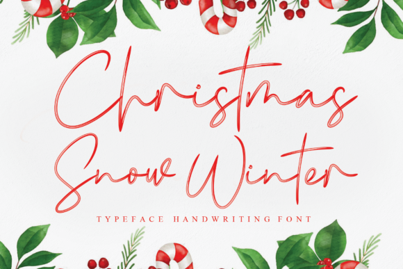 Christmas Snow Winter Font Download for Desktop