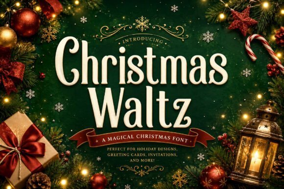 Christmas Waltz Font - Featured Image