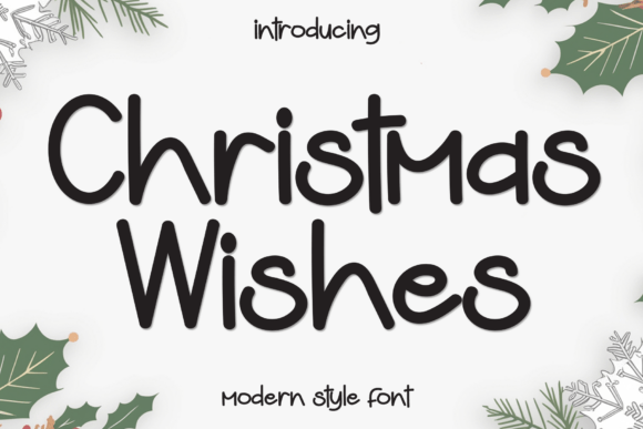 Christmas Wishes Font Download for Desktop